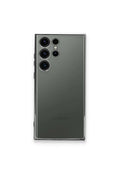 Mey İthalat® Samsung Galaxy S23 Ultra Kılıf Lensli Silikon - Gümüş