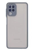Mey İthalat® Samsung Galaxy A22 Kılıf Montreal Silikon Kapak - Gri