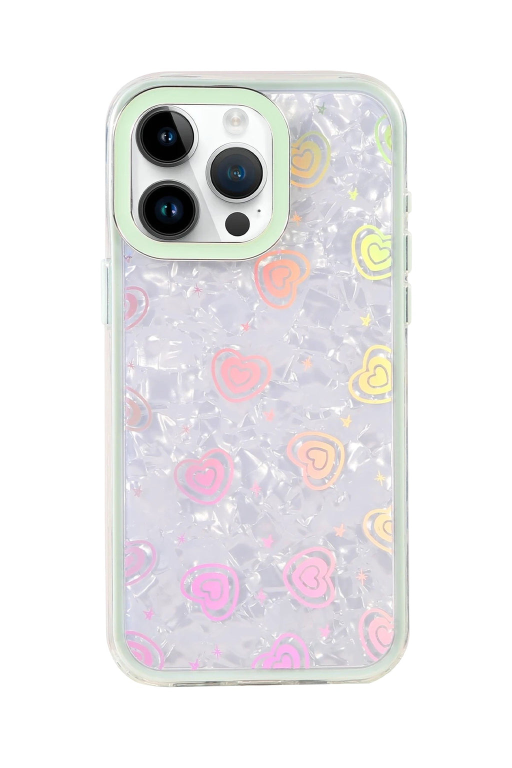 Mey İthalat® iPhone 14 Pro Max Lumi Desenli Kapak - Yeşil