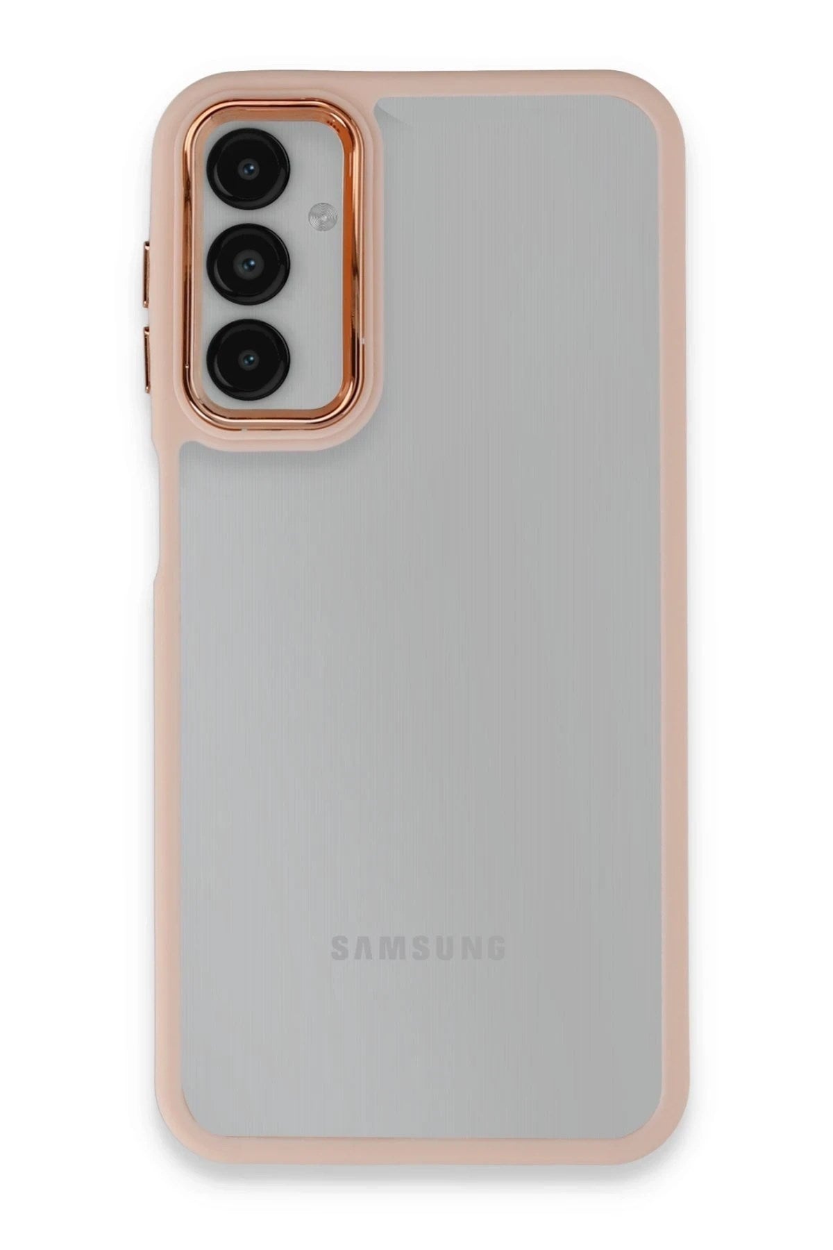 Mey İthalat® Samsung Galaxy A24 4G Kılıf Dora Kapak - Pudra