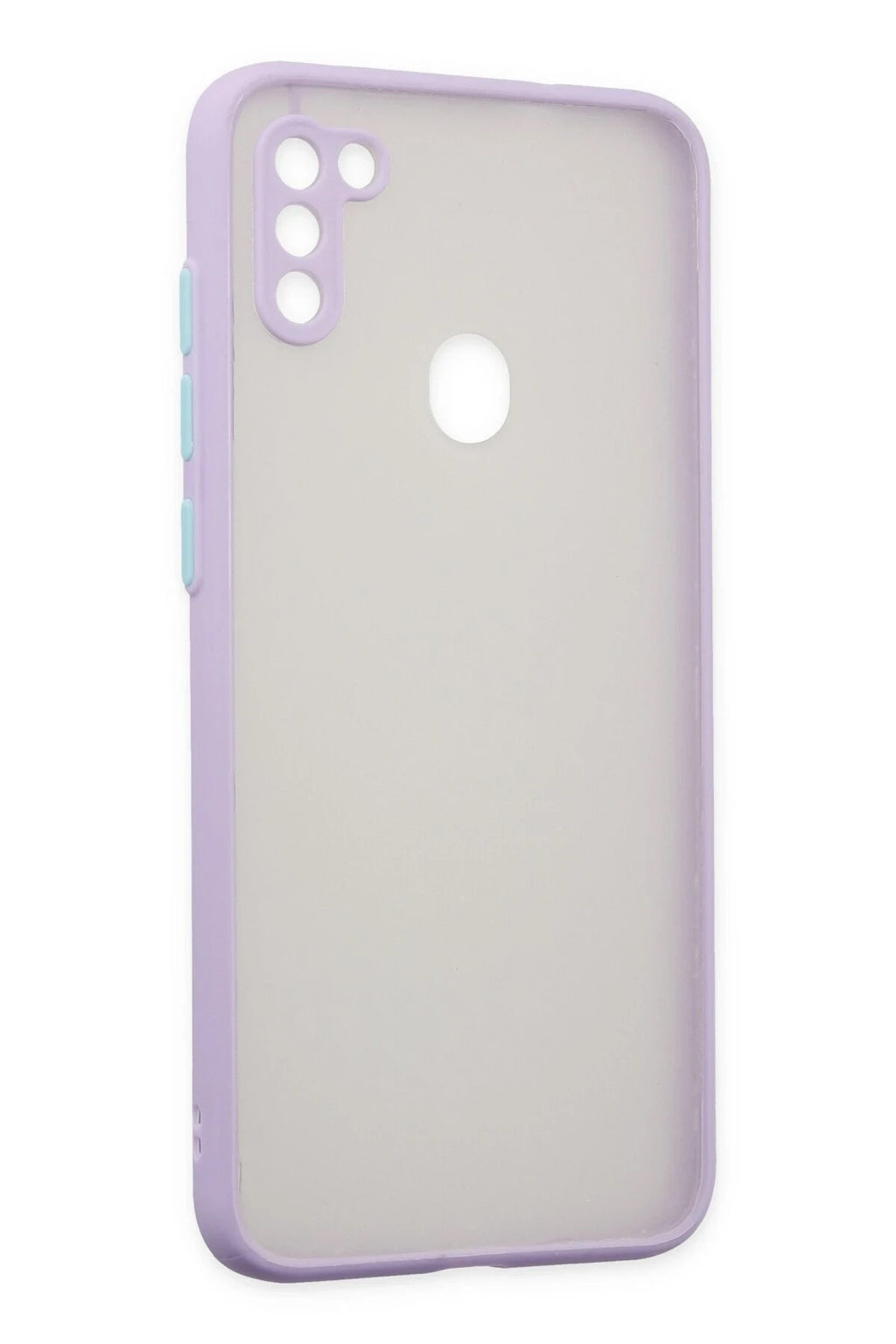 Mey İthalat® Samsung Galaxy A11 Kılıf Montreal Silikon Kapak - Mor