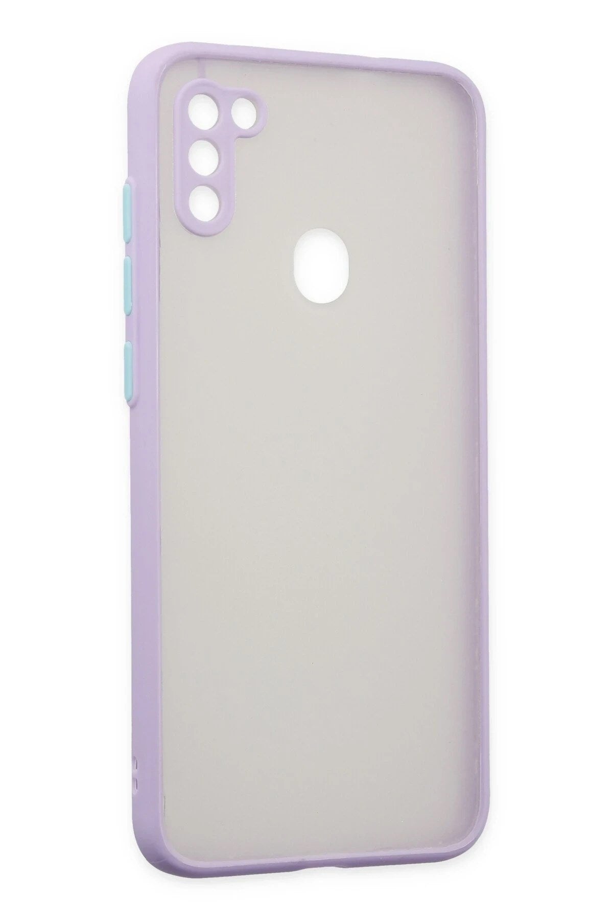 Mey İthalat® Samsung Galaxy A11 Kılıf Montreal Silikon Kapak - Mor