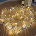 3 Metre Yaldızlı Gümüş LED Işık – Dekoratif Ortam ve Yılbaşı Aydınlatması