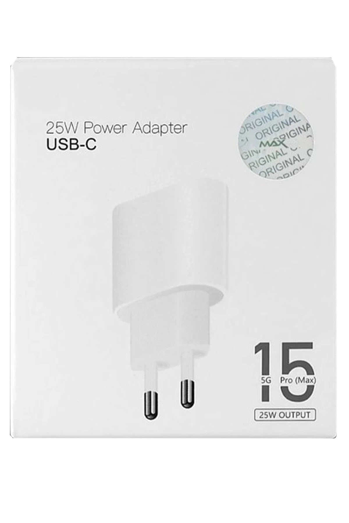 Mey İthalat® CA-13 25W Type-C Şarj Adaptörü - Beyaz