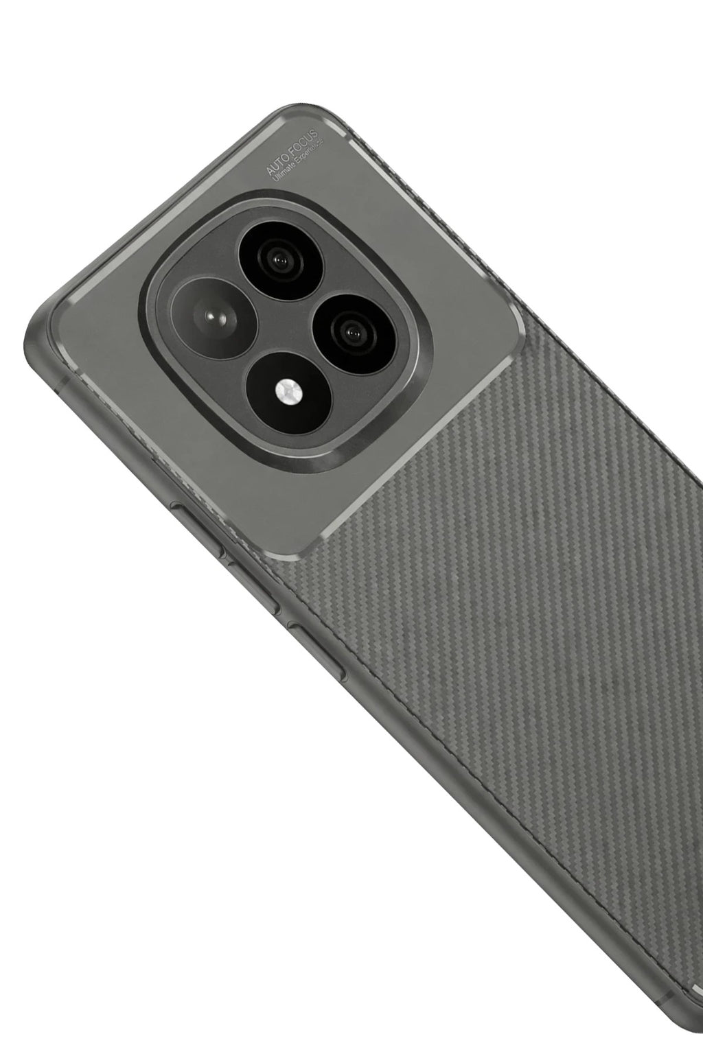 Mey İthalat® Redmi Note 14 Pro Plus Kılıf Auto Focus Karbon Kapak - Gri
