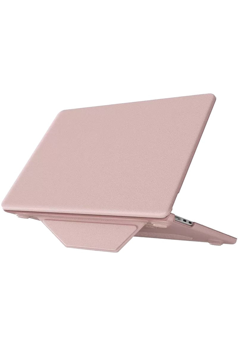 Mey İthalat® Macbook Air 15 2024 Macbook Deri Kapak - Pembe