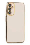 Mey İthalat® Samsung Galaxy A05S Kılıf Volet Silikon - Beyaz