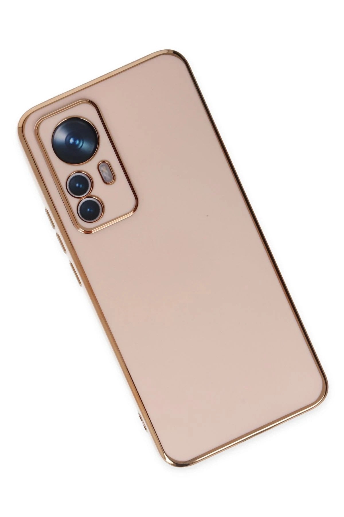 Mey İthalat® Mi 12T Pro Kılıf Volet Silikon - Pembe