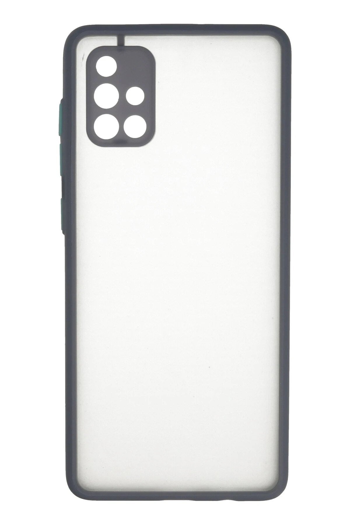 Mey İthalat® Samsung Galaxy A71 Kılıf Montreal Silikon Kapak - Gri