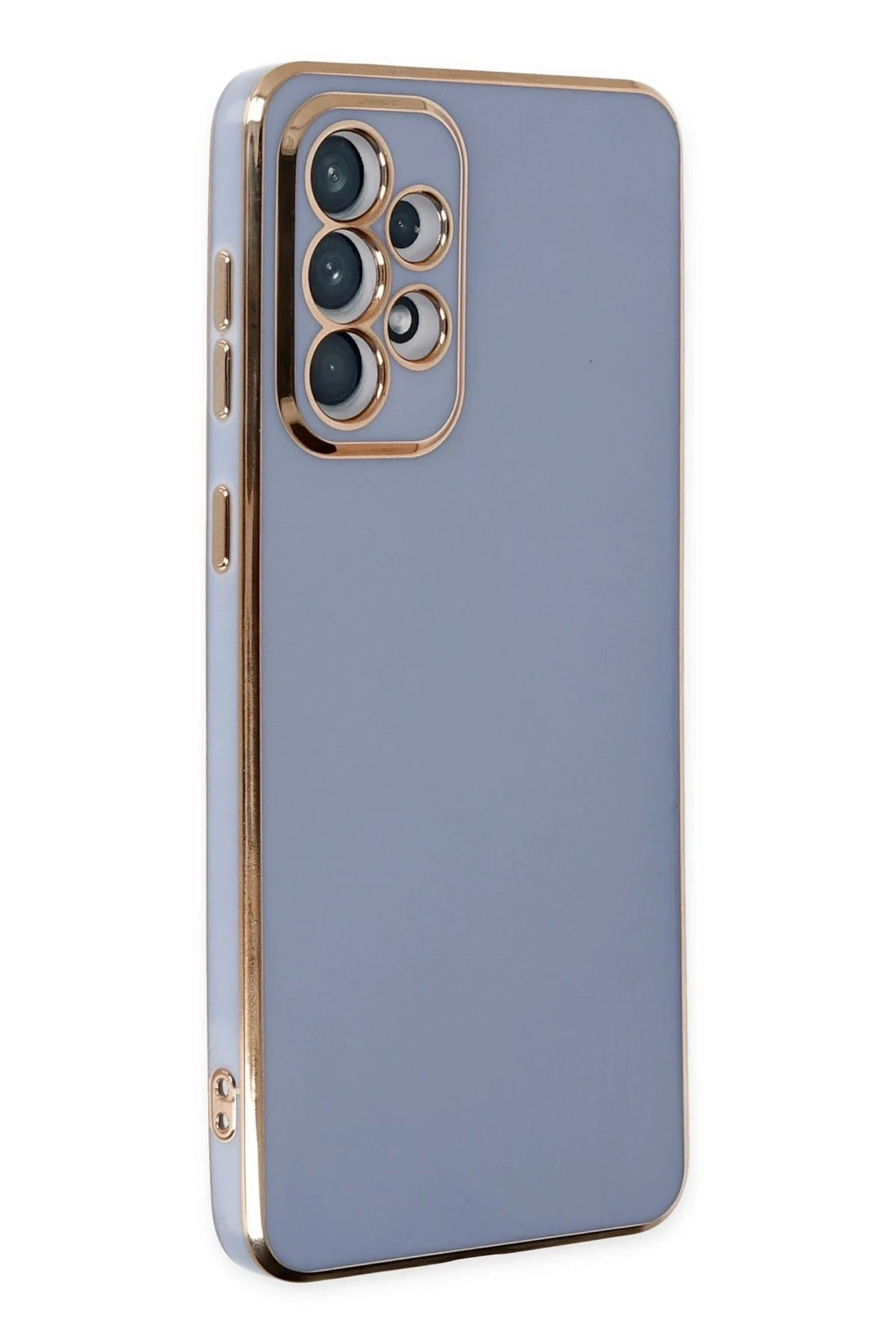 Mey İthalat® Samsung Galaxy A73 5G Kılıf Volet Silikon - Mavi