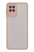 Mey İthalat® Samsung Galaxy A22 Kılıf Montreal Silikon Kapak - Pembe