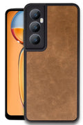 Mey İthalat® Realme C65 Kılıf Aras Deri Kapak - Taba