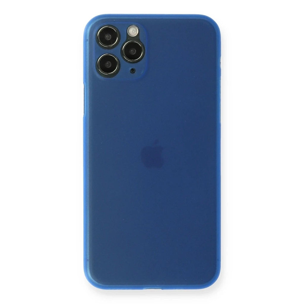 Mey İthalat® iPhone 11 Pro Kılıf PP Ultra İnce Kapak - Mavi
