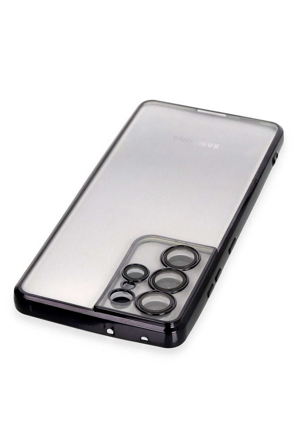 Mey İthalat® Samsung Galaxy S21 Ultra Kılıf Lensli Silikon - Siyah