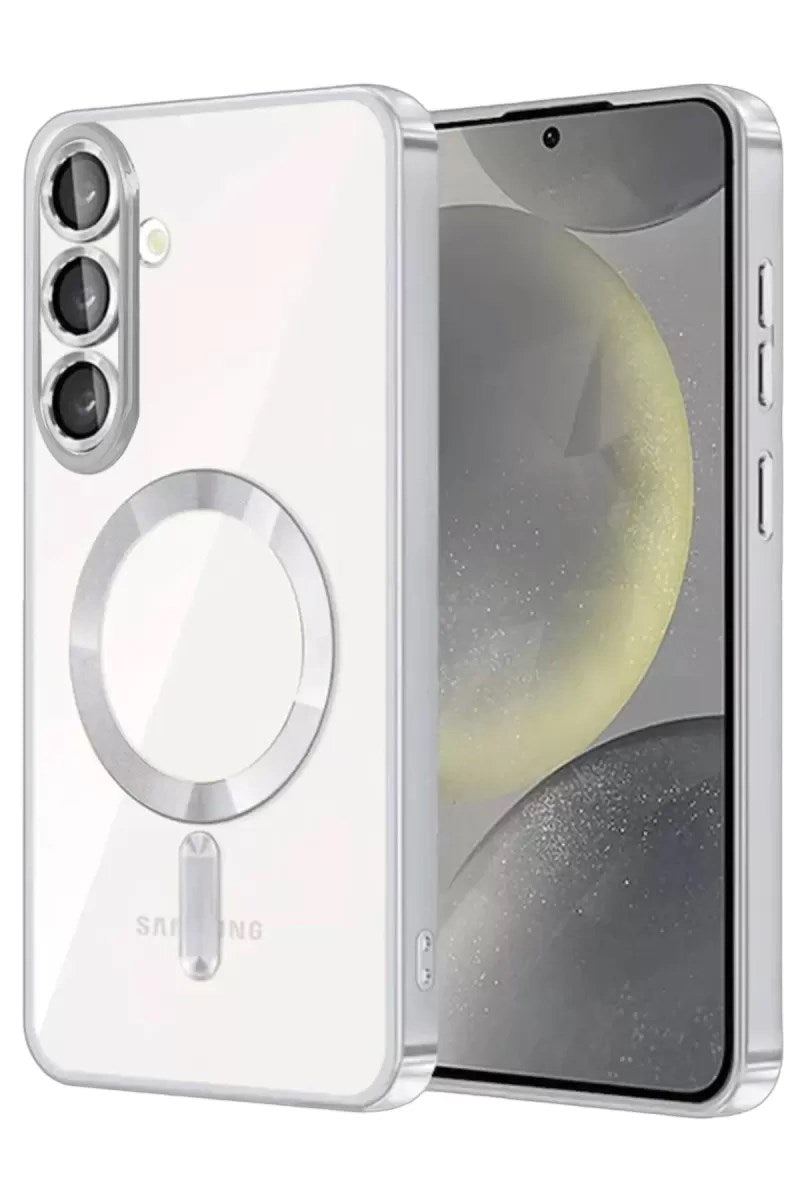 Mey İthalat® Samsung Galaxy A37 5G Kross Magneticsafe Kapak - Gümüş
