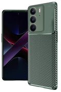Mey İthalat® Realme C75 4G Auto Focus Karbon Kapak - Koyu Yeşil