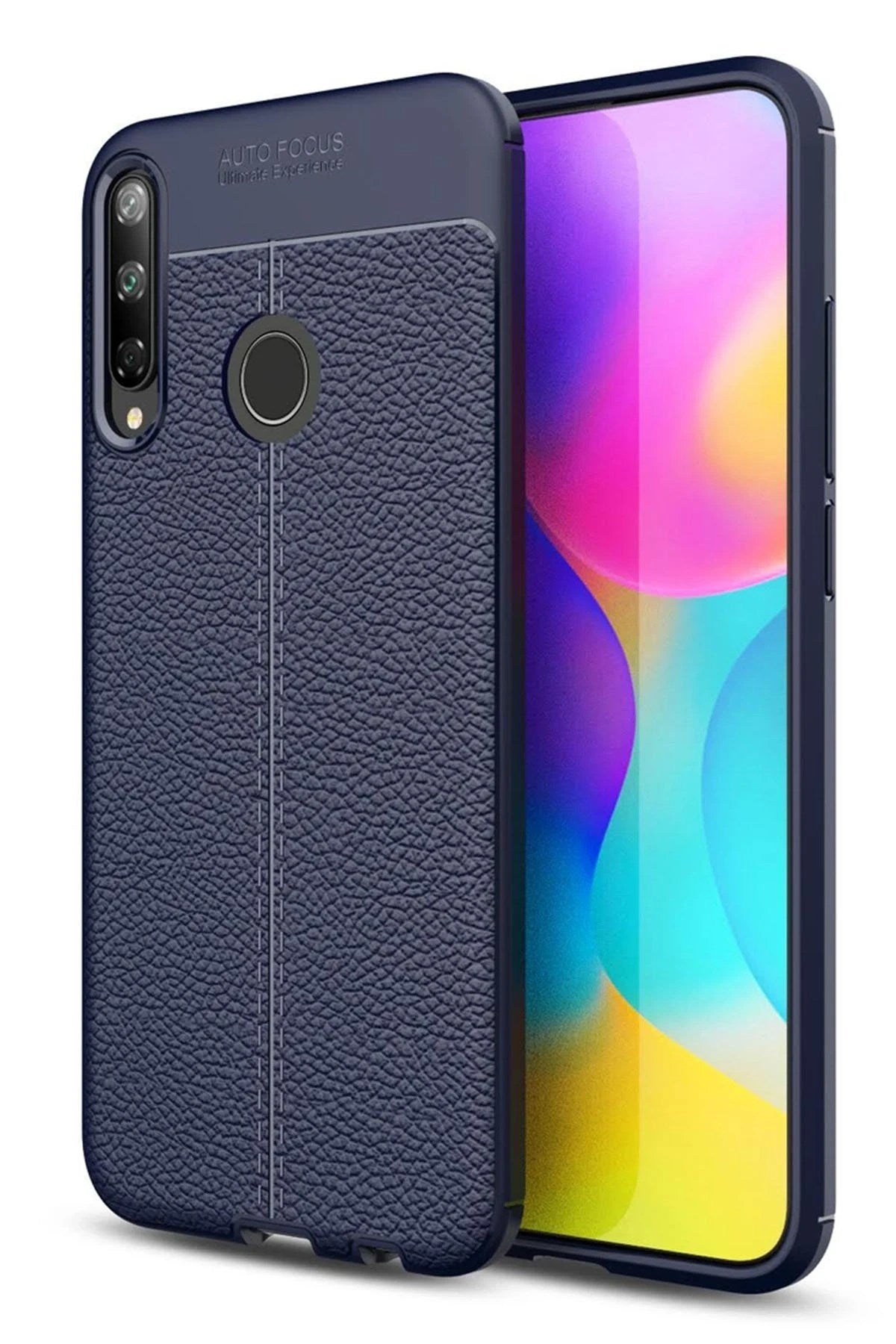 Mey İthalat® Huawei P40 Lite E Kılıf Auto Focus Kapak - Lacivert