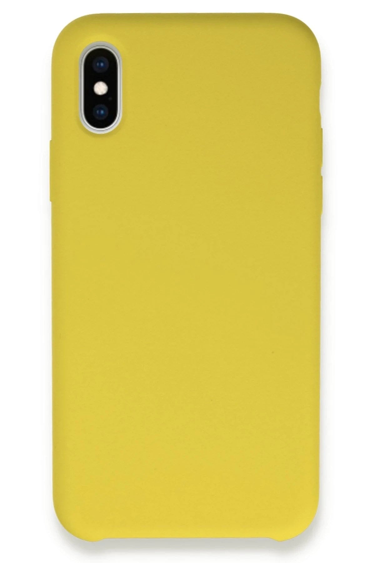Mey İthalat® iPhone X Kılıf Lansman Legant Silikon - Sarı