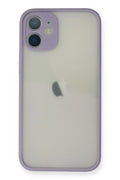 Mey İthalat® iPhone 11 Pro Max Kılıf Montreal Silikon Kapak - Mor