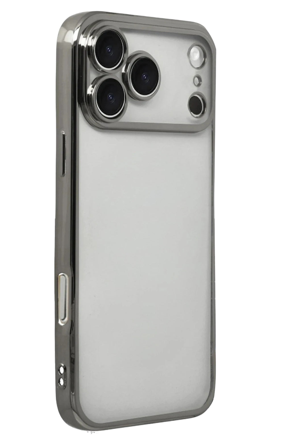 Mey İthalat® iPhone 17 Pro Lensli Silikon - Titan Gri