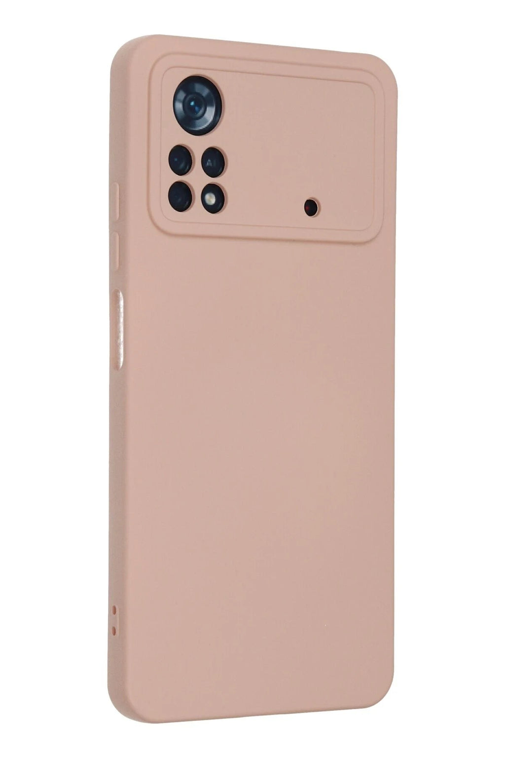 Mey İthalat® Poco X4 Pro 5G Kılıf Nano içi Kadife Silikon - Pudra