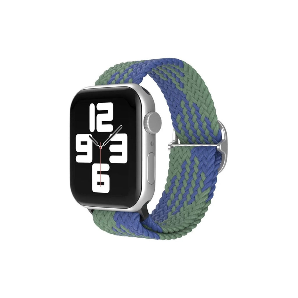 Mey İthalat® Watch 42mm Star Kordon - Yeşil-Lacivert