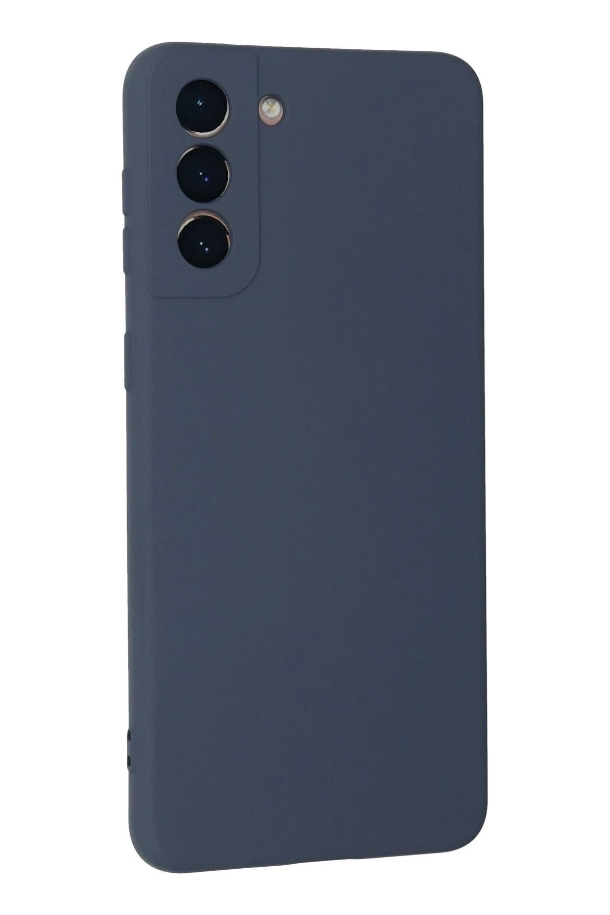 Mey İthalat® Samsung Galaxy S21 Plus Kılıf Nano içi Kadife Silikon - Gri
