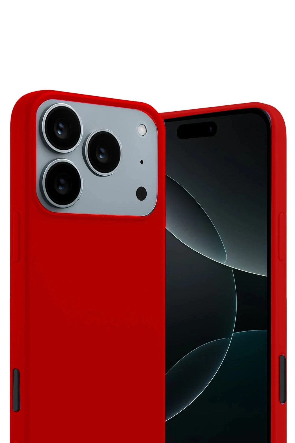 Mey İthalat® iPhone 17 Pro First Silikon - Kırmızı