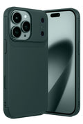 Mey İthalat® iPhone 17 Pro Auto Focus Karbon Kapak - Koyu Yeşil