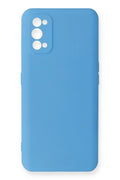 Mey İthalat® Realme 7 Pro Kılıf Nano içi Kadife Silikon - Mavi