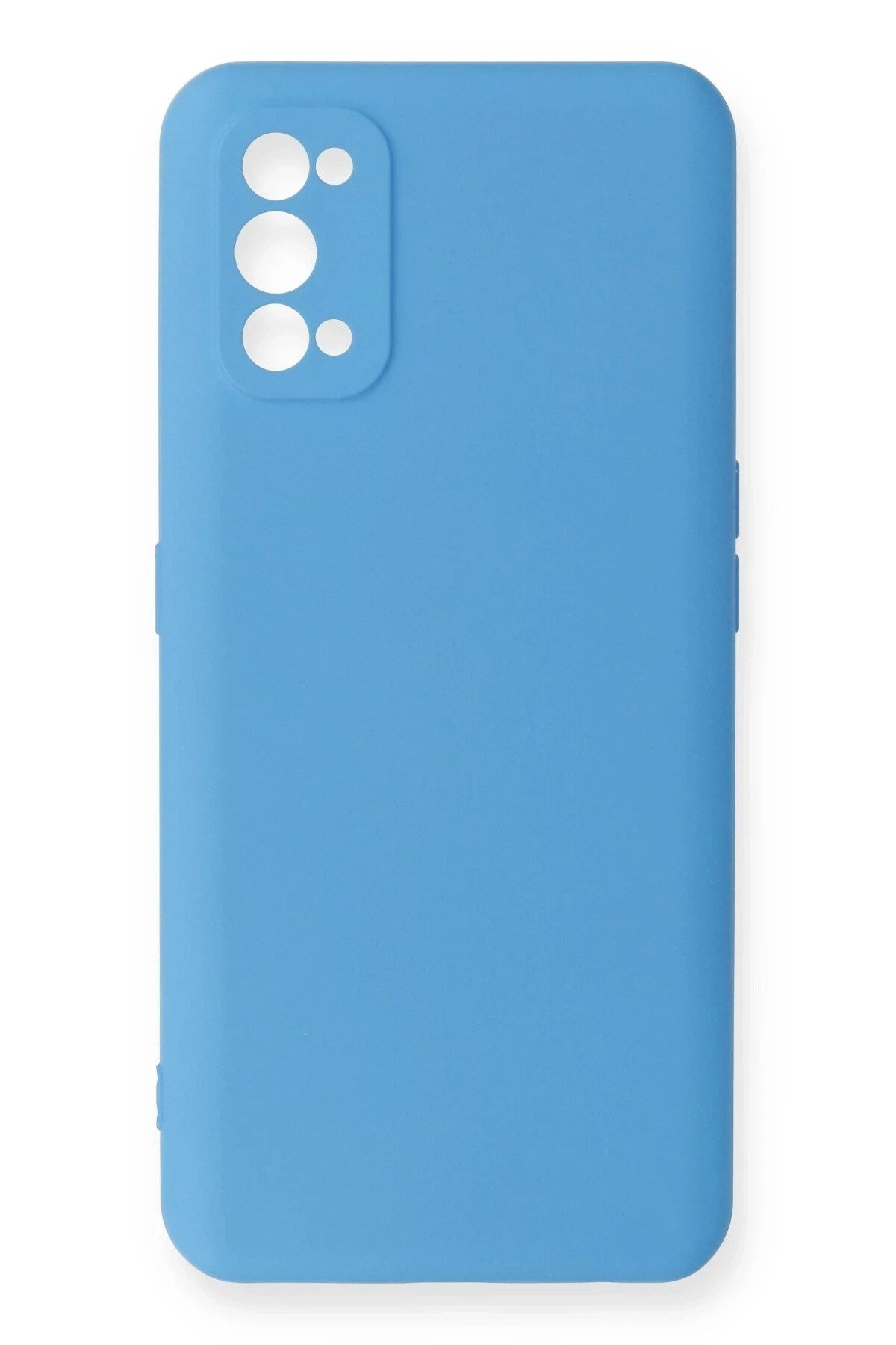Mey İthalat® Realme 7 Pro Kılıf Nano içi Kadife Silikon - Mavi