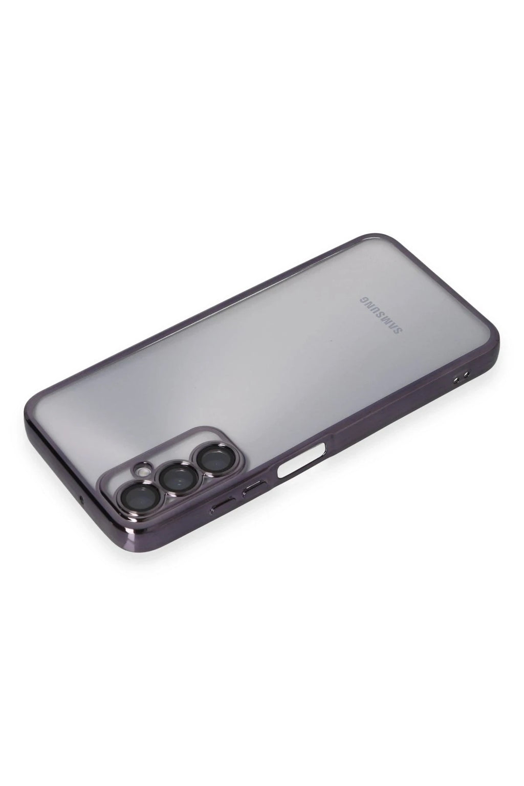Mey İthalat® Samsung Galaxy A05S Kılıf Lensli Silikon - Mor