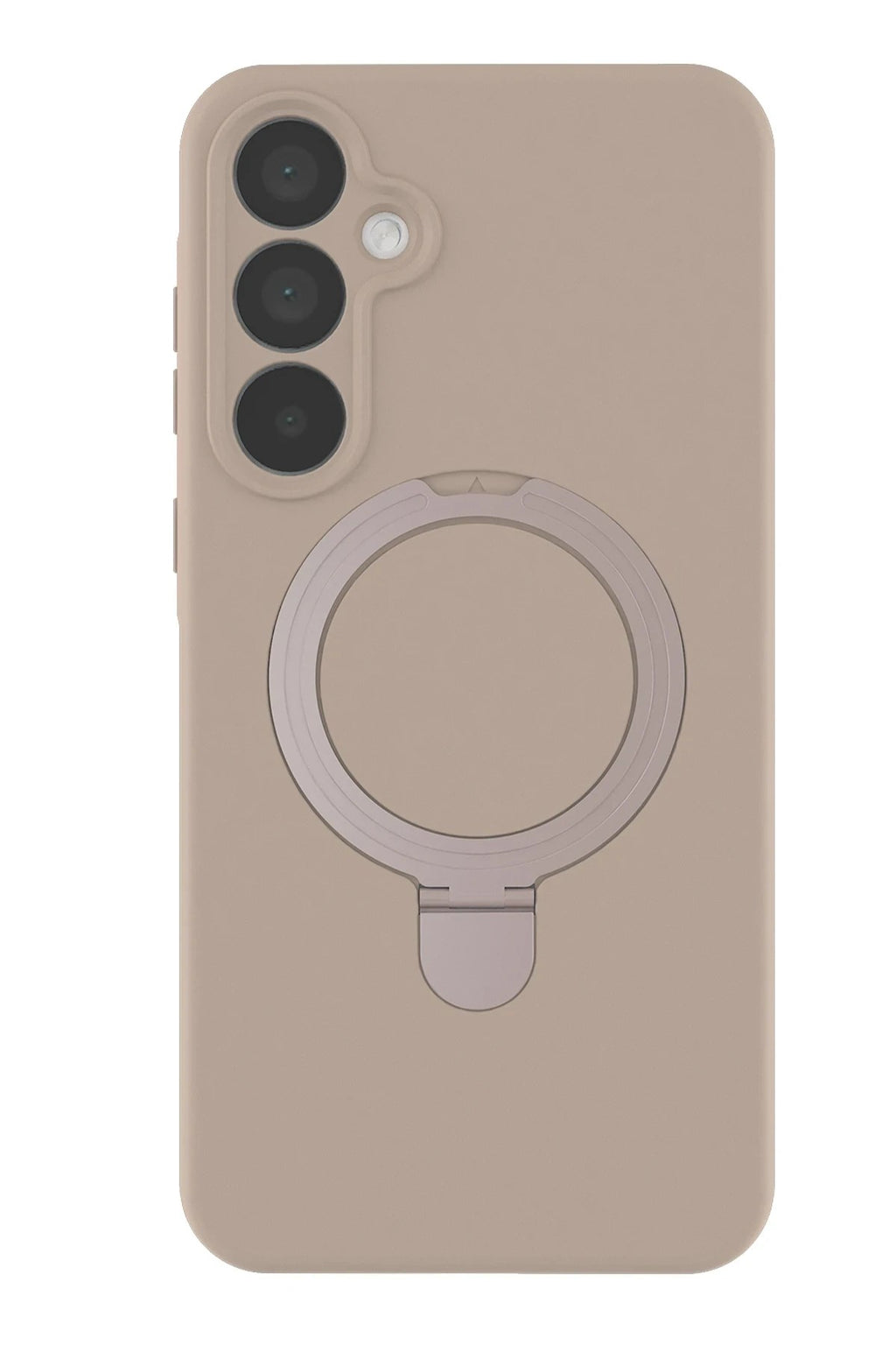 Mey İthalat® Samsung Galaxy A35 5G Regal Magsafe Standlı Kapak - Çöl Titanyum
