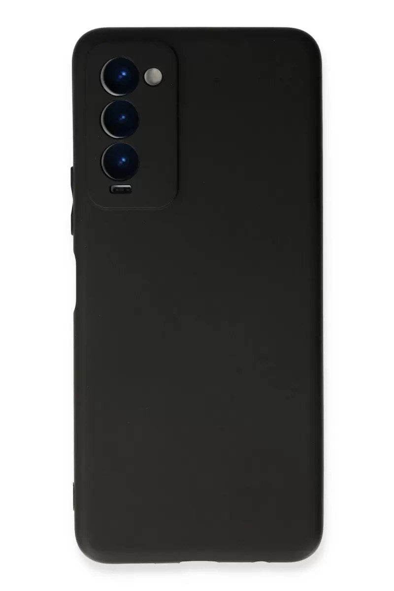 Mey İthalat® Tecno Camon 18 Kılıf First Silikon - Siyah