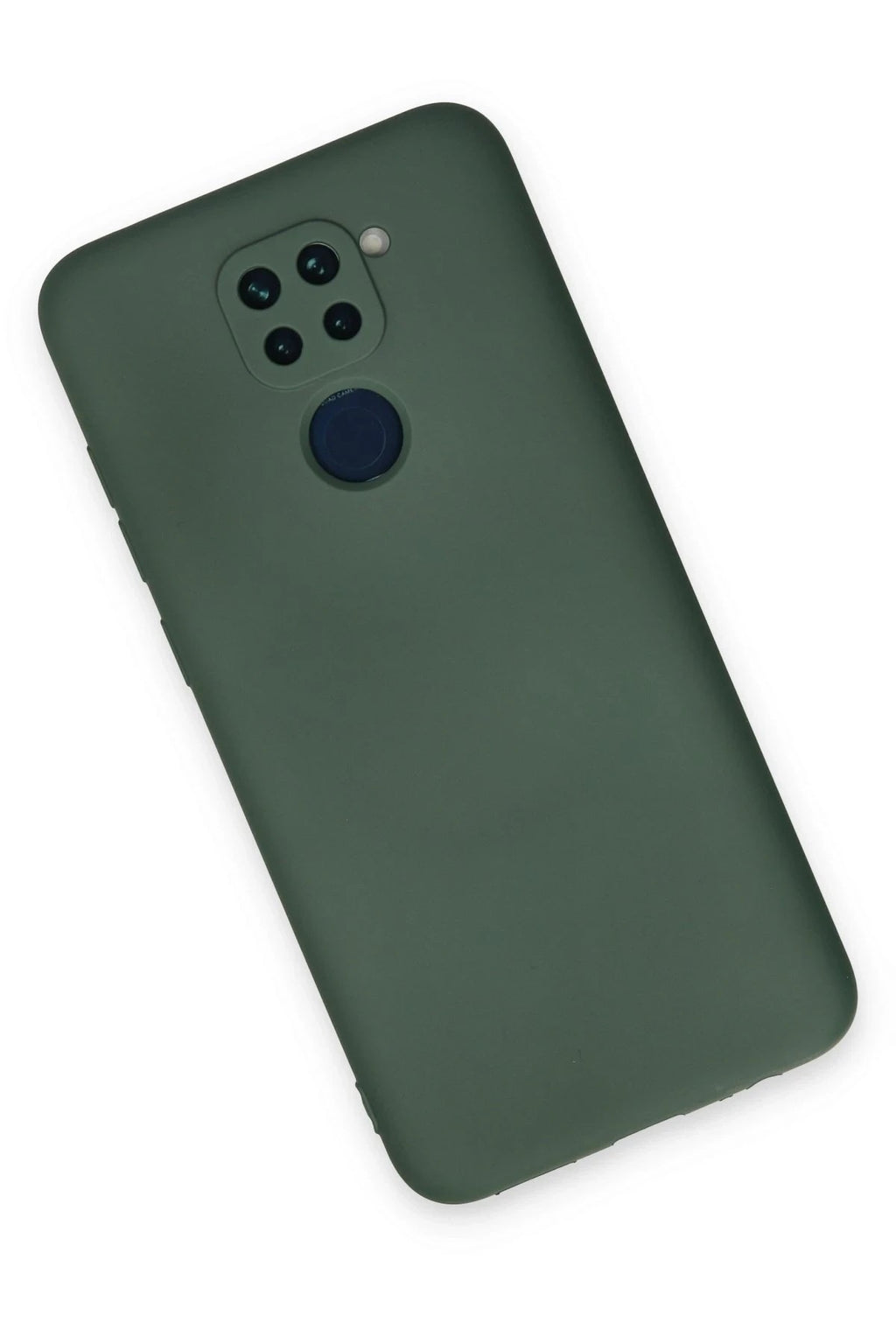 Mey İthalat® Redmi Note 9 Kılıf Nano içi Kadife Silikon - Koyu Yeşil
