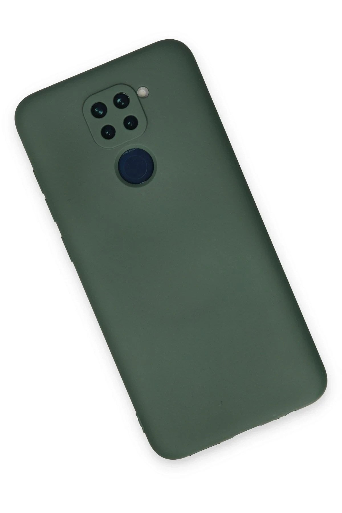 Mey İthalat® Redmi Note 9 Kılıf Nano içi Kadife Silikon - Koyu Yeşil