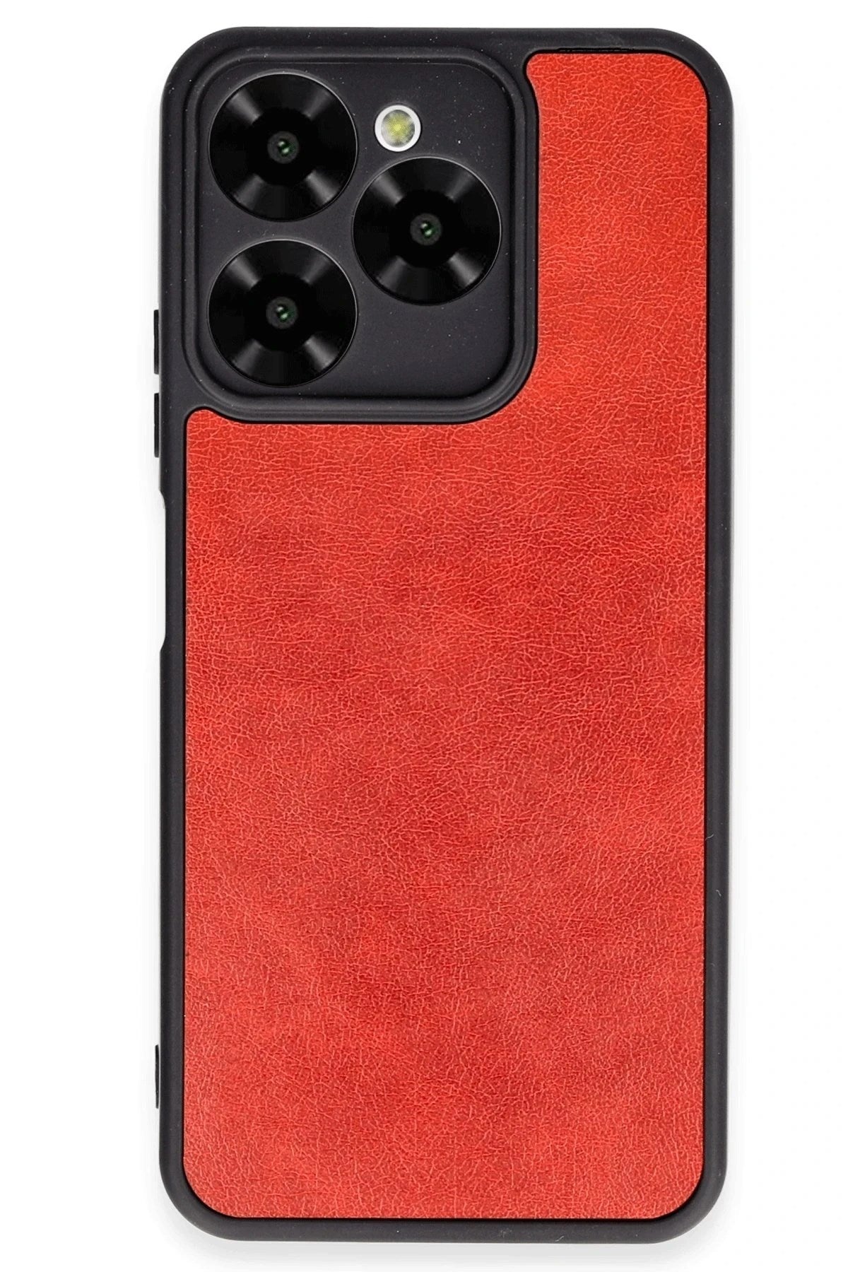 Mey İthalat® General Mobile Era 30 Kılıf Aras Deri Kapak - Kırmızı