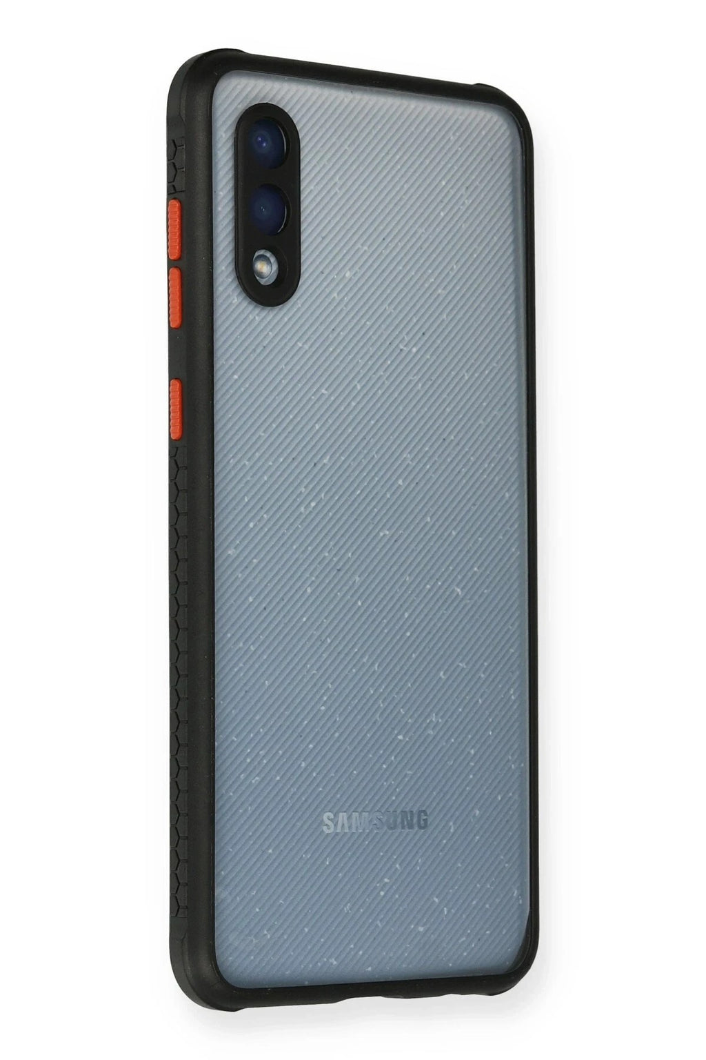 Mey İthalat® Samsung Galaxy A02 Kılıf Miami Şeffaf Silikon - Siyah