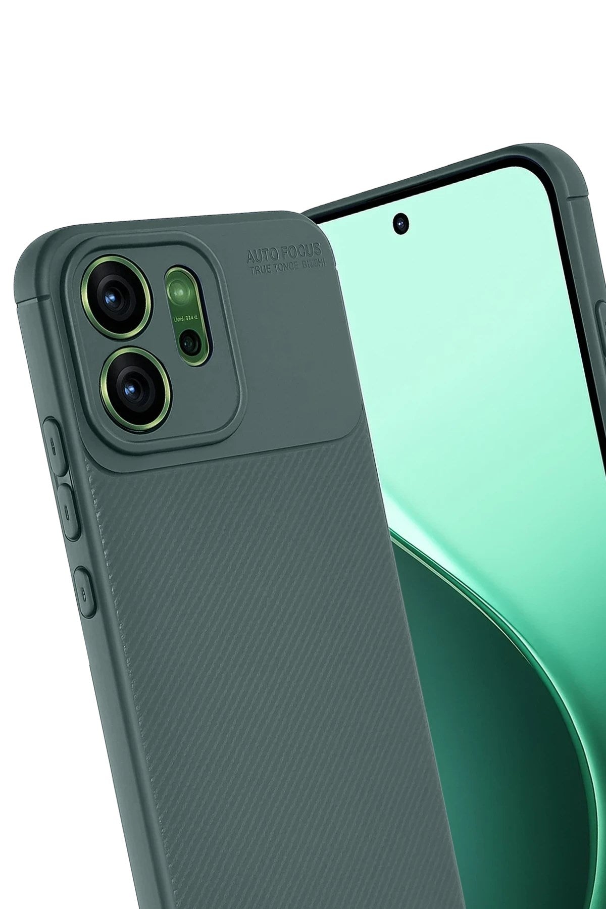 Mey İthalat® Reno 14F Auto Focus Karbon Kapak - Koyu Yeşil