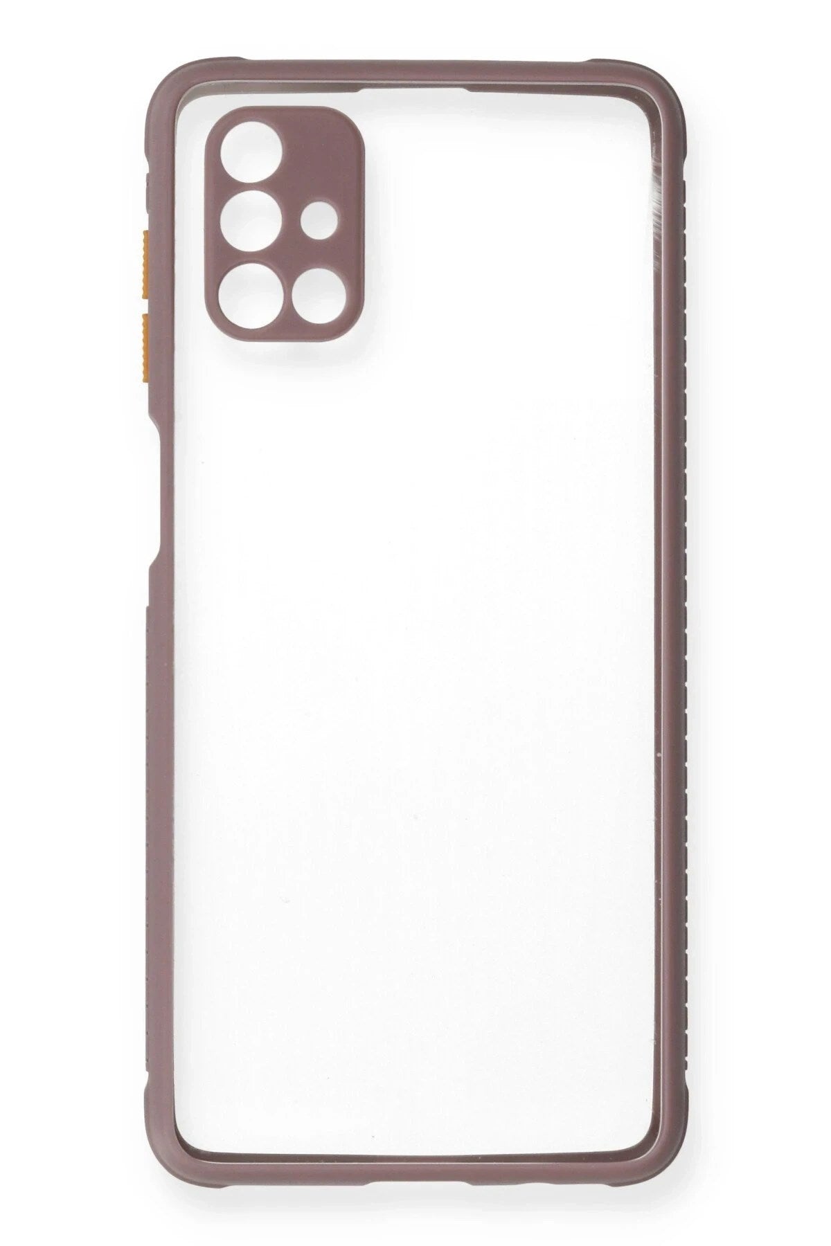 Mey İthalat® Samsung Galaxy M51 Kılıf Miami Şeffaf Silikon - Açık Mor
