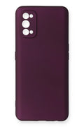 Mey İthalat® Realme 7 Pro Kılıf First Silikon - Mürdüm