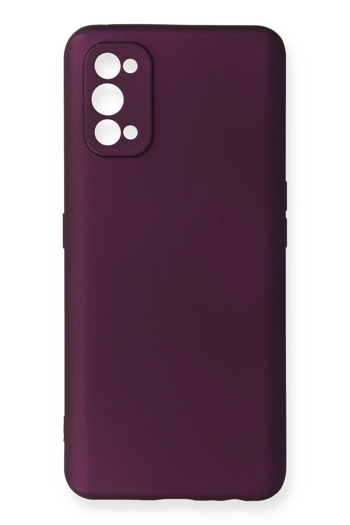 Mey İthalat® Realme 7 Pro Kılıf First Silikon - Mürdüm
