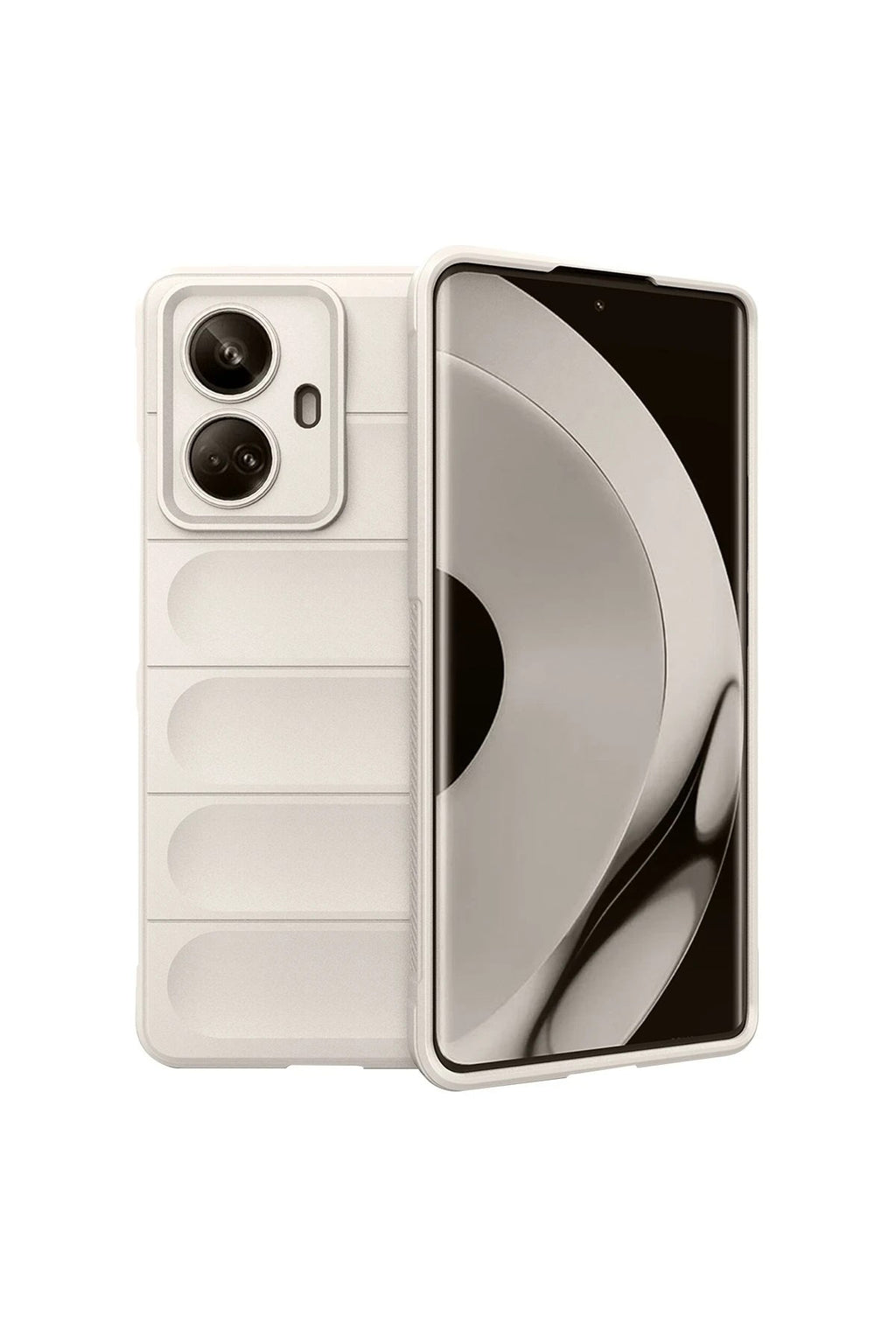 Mey İthalat® Realme 10 Pro 5G Kılıf Optimum Silikon - Krem
