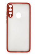 Mey İthalat® Huawei Y6P Kılıf Montreal Silikon Kapak - Kırmızı