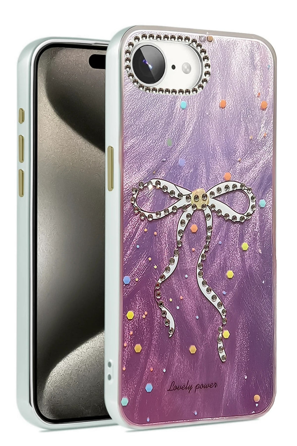 Mey İthalat® iPhone 16E Kılıf Blade Aynalı Desenli Kapak - Desen 1