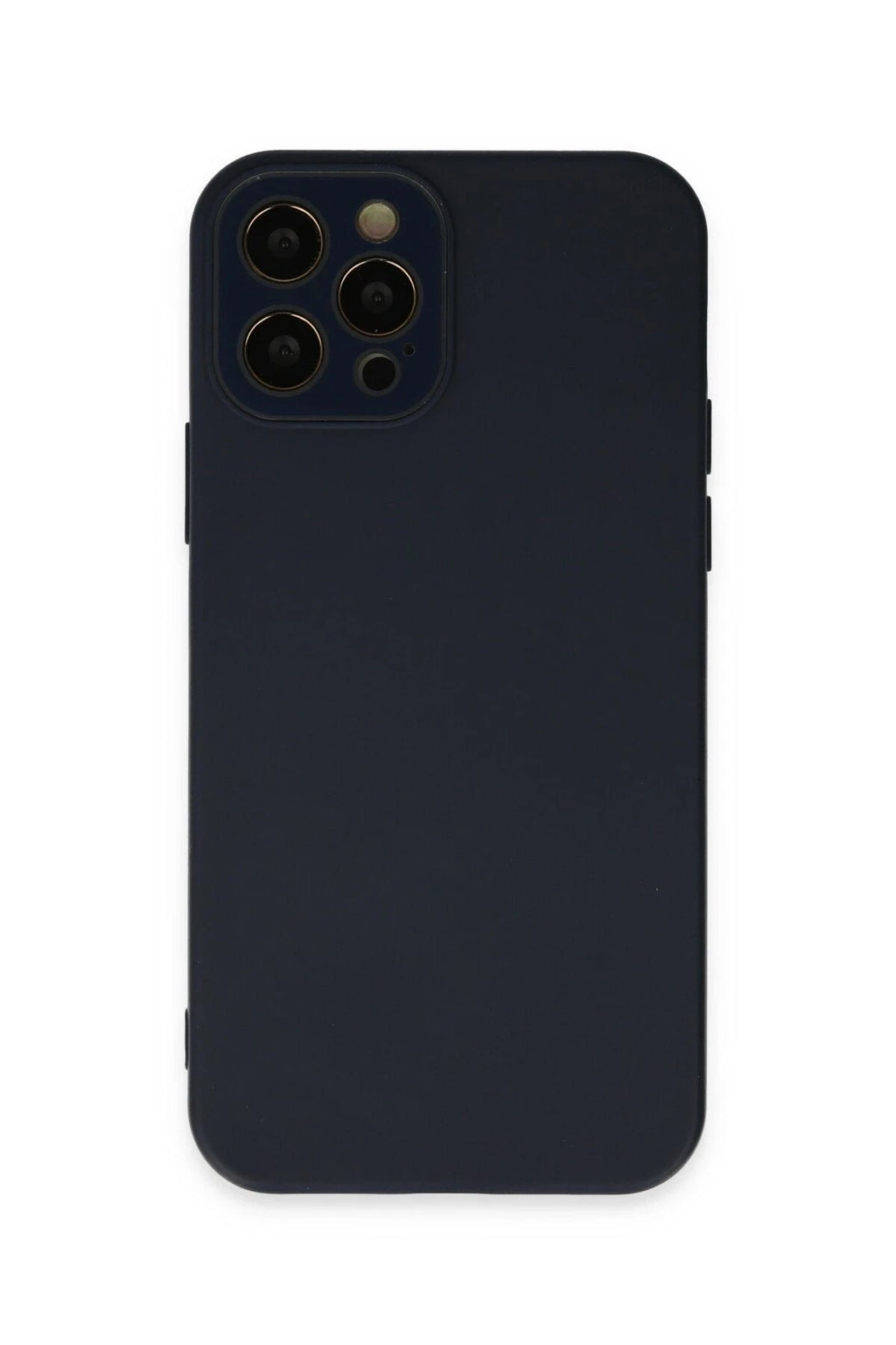 Mey İthalat® iPhone 12 Pro Max Kılıf Lansman Glass Kapak - Lacivert