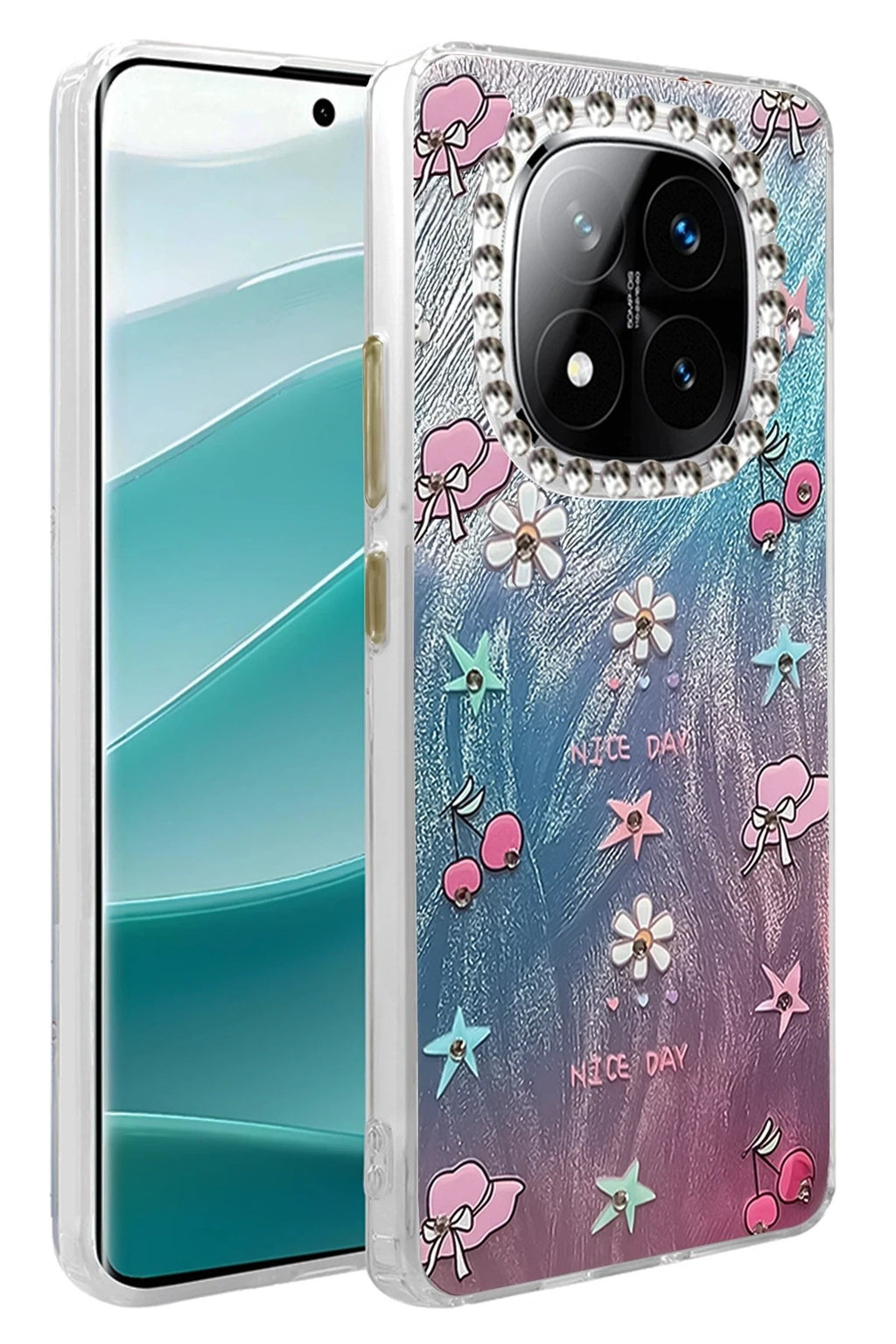 Mey İthalat® Redmi Note 14 Pro 5G Kılıf Blade Aynalı Desenli Kapak - Desen 4