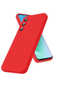 Mey İthalat® Samsung Galaxy S25 FE First Silikon - Kırmızı