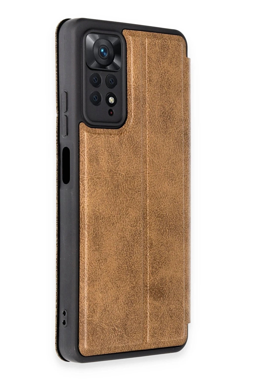 Mey İthalat® Redmi Note 12 Pro 4G Kılıf Flip Cover - Taba