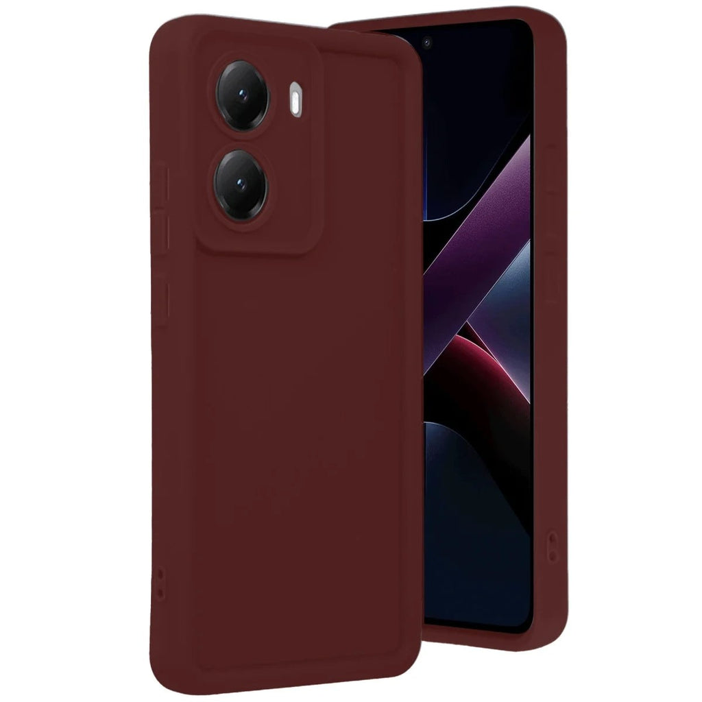 Mey İthalat® Poco X7 Pro Viera Silikon - Bordo